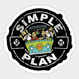 simple plan merch Sticker